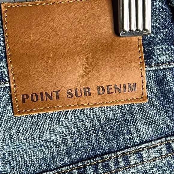 Point Sur NWT straight leg, distress hem jeans.  Size 24 - Picture 8 of 10